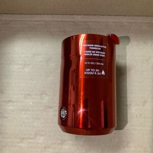 12oz Starbucks Red shiny vacuum insulated tumbler cup